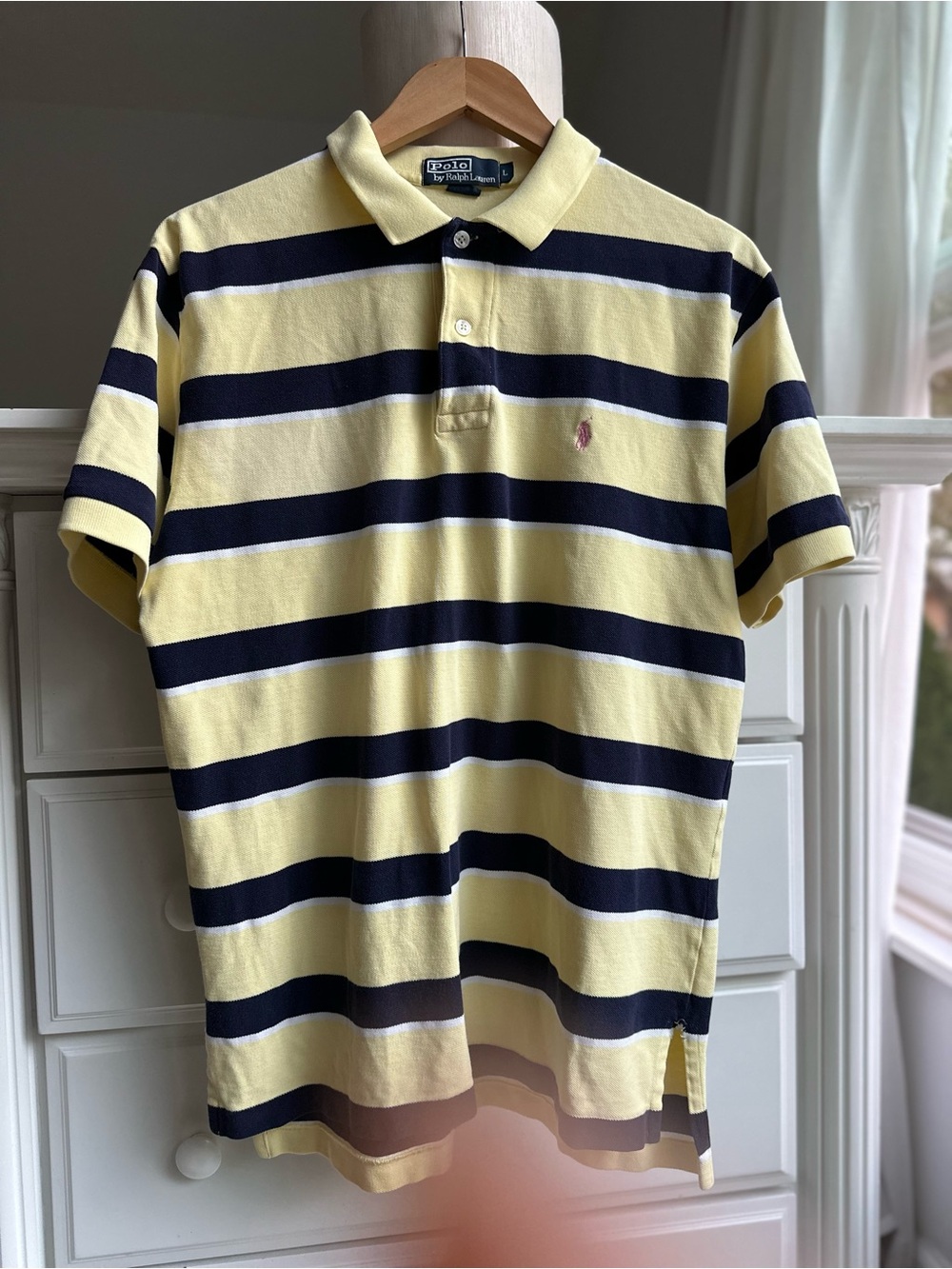 Polo Ralph Lauren Striped Cotton Polo Shirt Men’s L